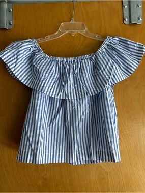 Aritzia Wilfred Hollande Striped Blouse, Size M